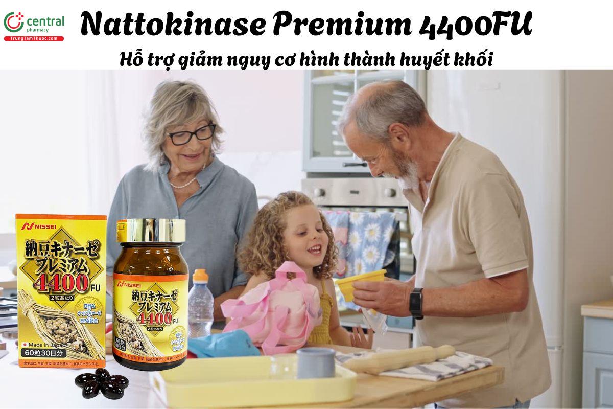 Nattokinase Premium 4400FU - Giúp bảo vệ sức khỏe tim mạch