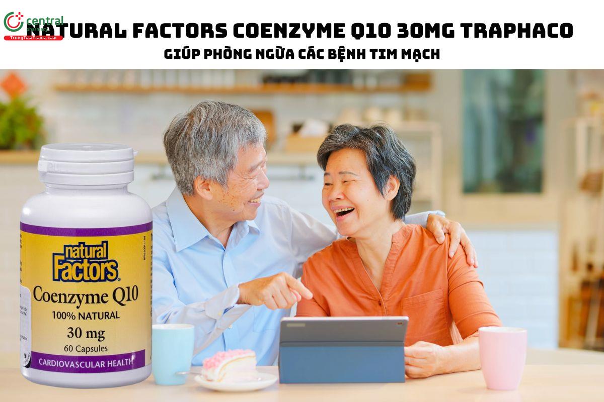 Natural Factors Coenzyme Q10 30mg Traphaco phòng ngừa bệnh tim 