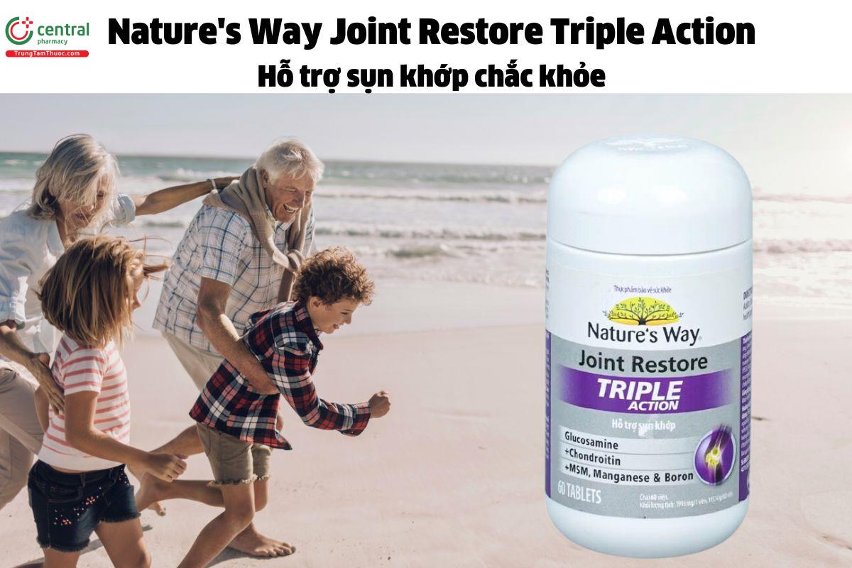 Nature's Way Joint Restore Triple Action Giúp sụn khớp khỏe mạnh