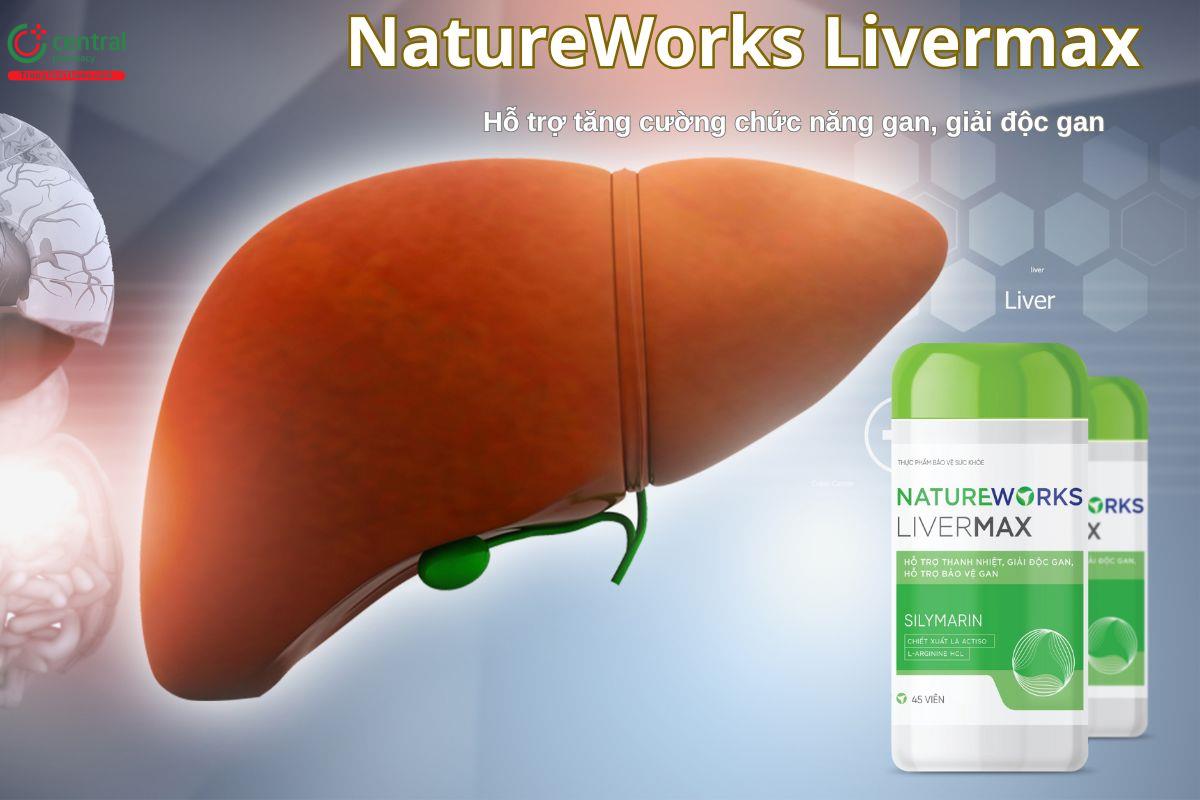 Viên uống NatureWorks Livermax giúp thanh nhiệt, tăng cường chức năng gan