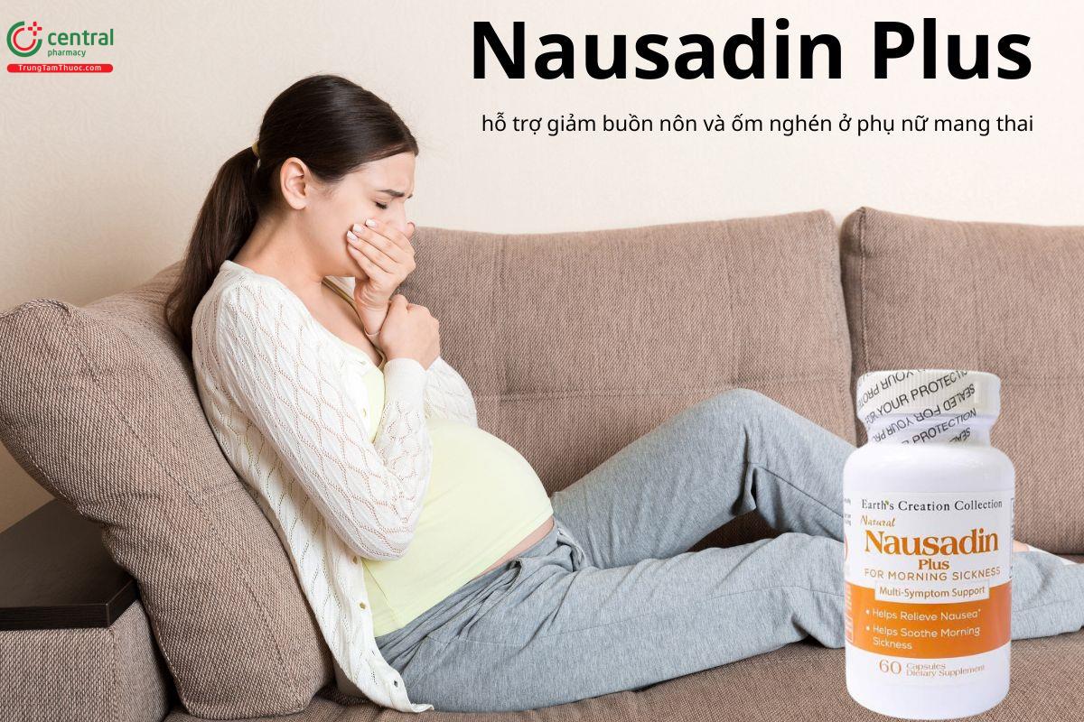 Nausadin Plus giúp giảm buồn nôn và ốm nghén ở phụ nữ mang thai