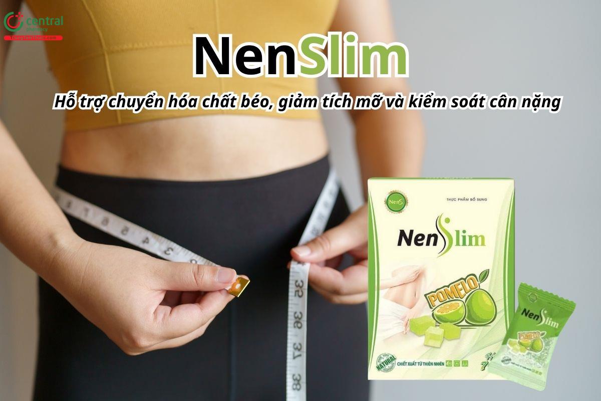 NenSlim hỗ trợ chuyển hóa chất béo, giảm tích mỡ và kiểm soát cân nặng