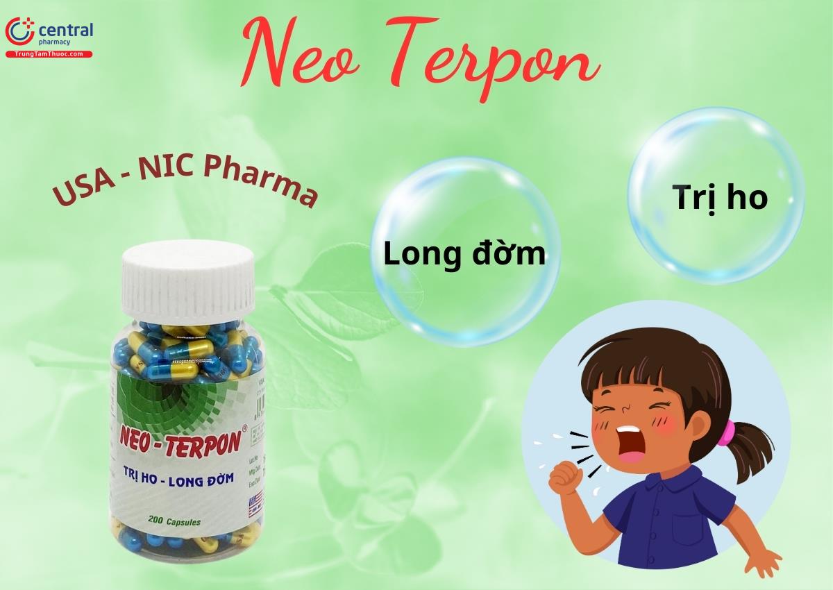 Thuốc Neo Terpon - Giải pháp điều trị ho và long đờm hiệu quả