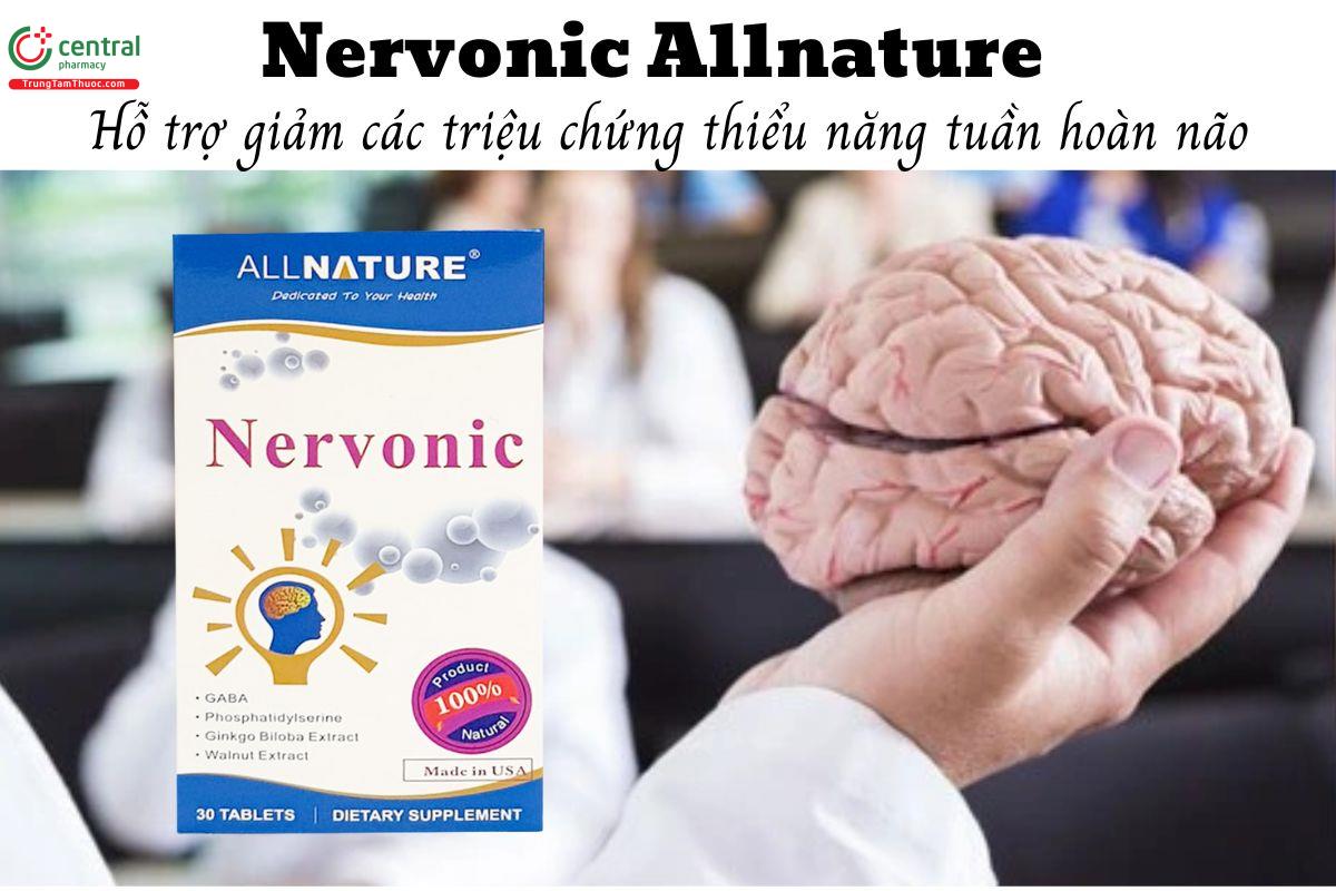 Nervonic Allnature - Hỗ trợ giảm các triệu chứng thiểu năng tuần hoàn não