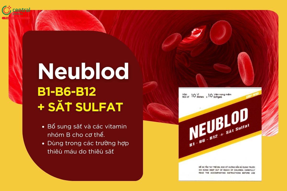 Thuốc Neublod Hatapharm bổ sung sắt và các vitamin nhóm B cho cơ thể