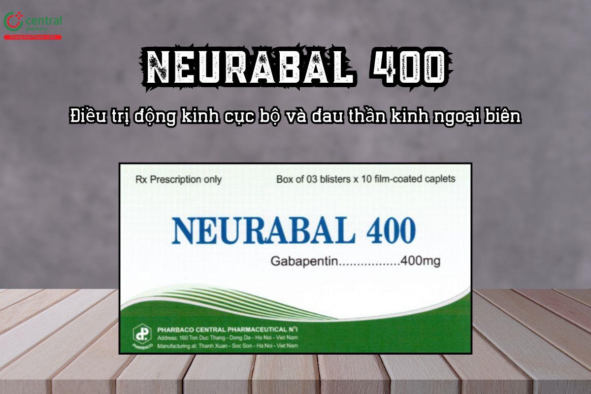 Thuốc Neurabal 400mg  – Điều trị động kinh cục bộ