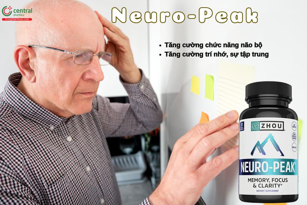 Viên uống Neuro-Peak giảm căng thẳng, mệt mỏi, tăng cường trí nhớ, minh mẫn,...