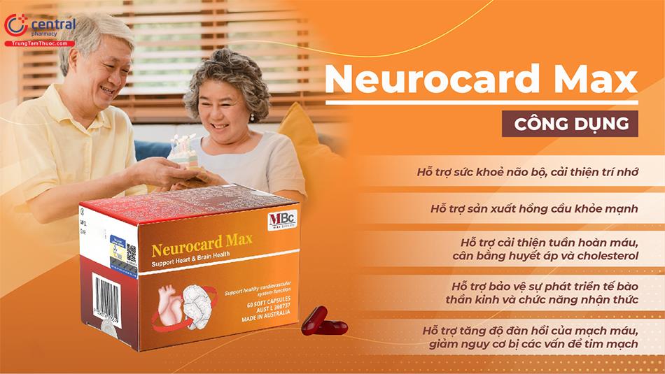 Tác dụng của Neurocard Max