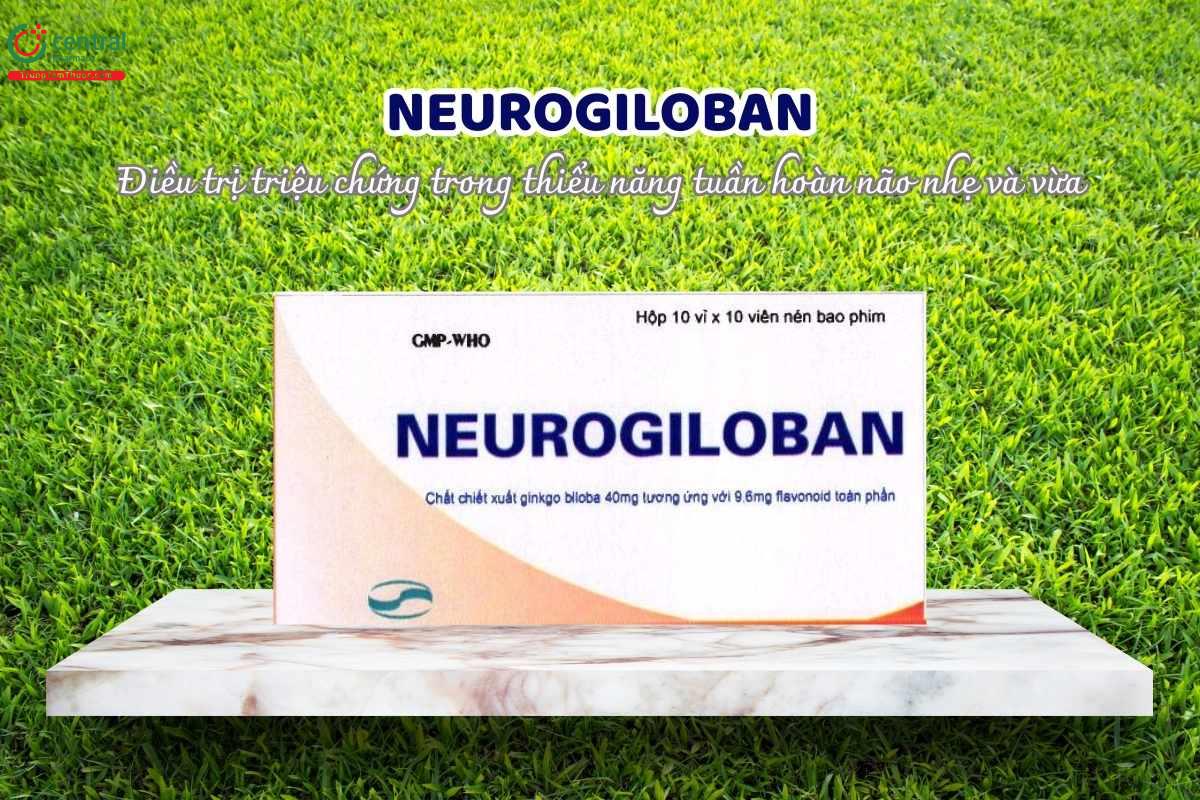 Thuốc Neurogiloban được sử dụng để điều trị các triệu chứng của thiểu năng tuần hoàn não ở mức độ nhẹ đến vừa: suy giảm trí nhớ, khó tập trung, tâm trạng trầm cảm,...