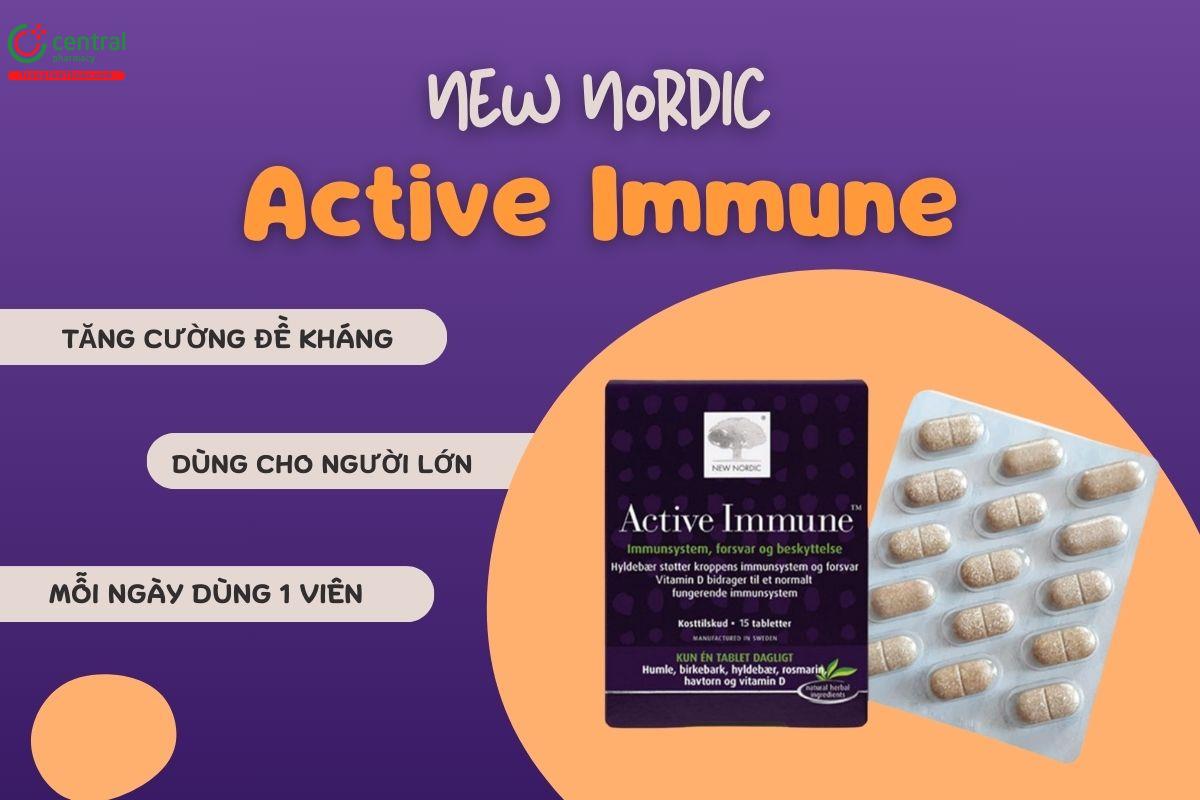 New Nordic Active Immune hỗ trợ tăng cường sức đề kháng cơ thể