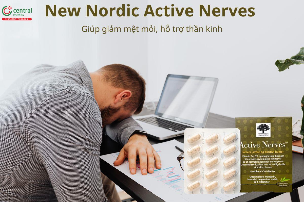 New Nordic Active Nerves giúp giảm mệt mỏi, hỗ trợ thần kinh