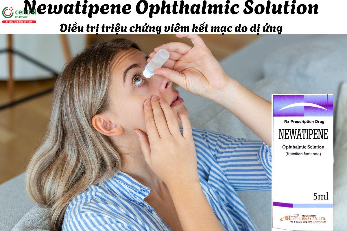 Thuốc Newatipene Ophthalmic Solution - Điều trị viêm kết mạc dị ứng
