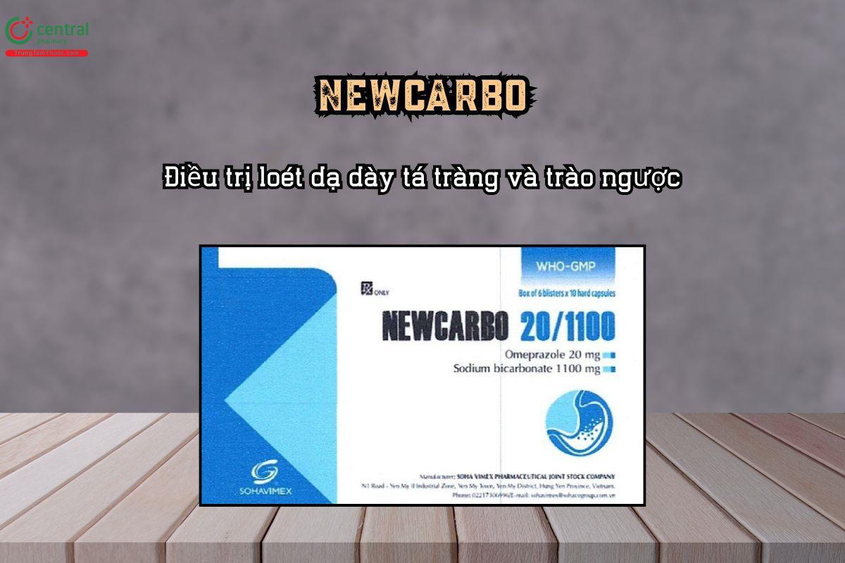 Điều trị loét dạ dày tá tràng và trào ngược với thuốc Newcarbo