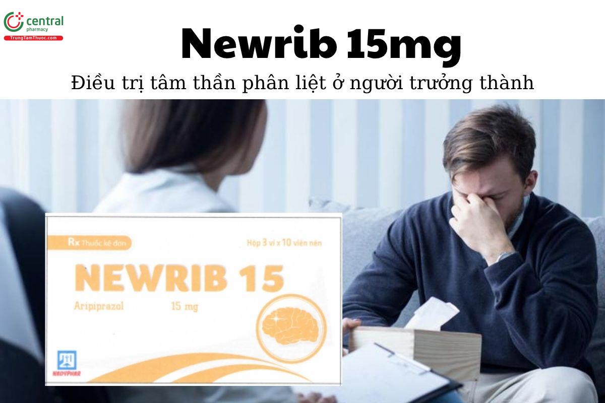 Thuốc Newrib 15mg - Điều trị tâm thần phân liệt ở người trưởng thành