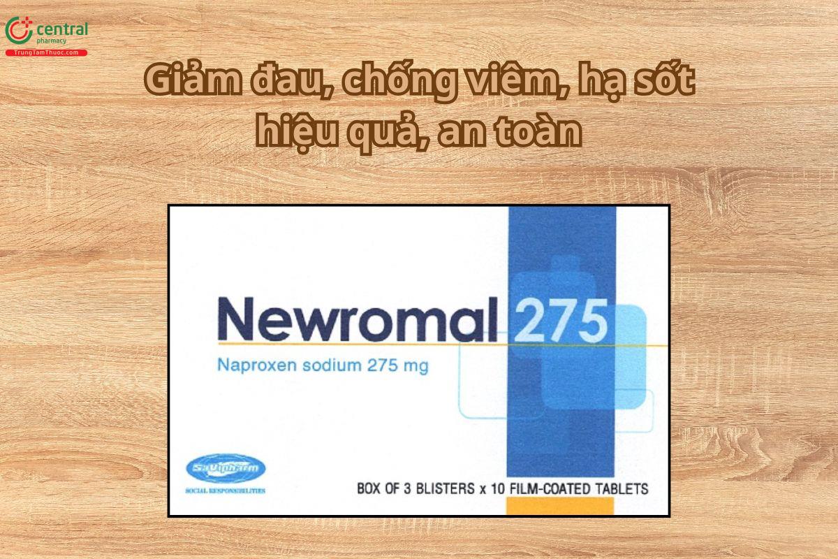 Thuốc Newromal 275 giảm đau, chống viêm, hạ sốt hiệu quả, an toàn