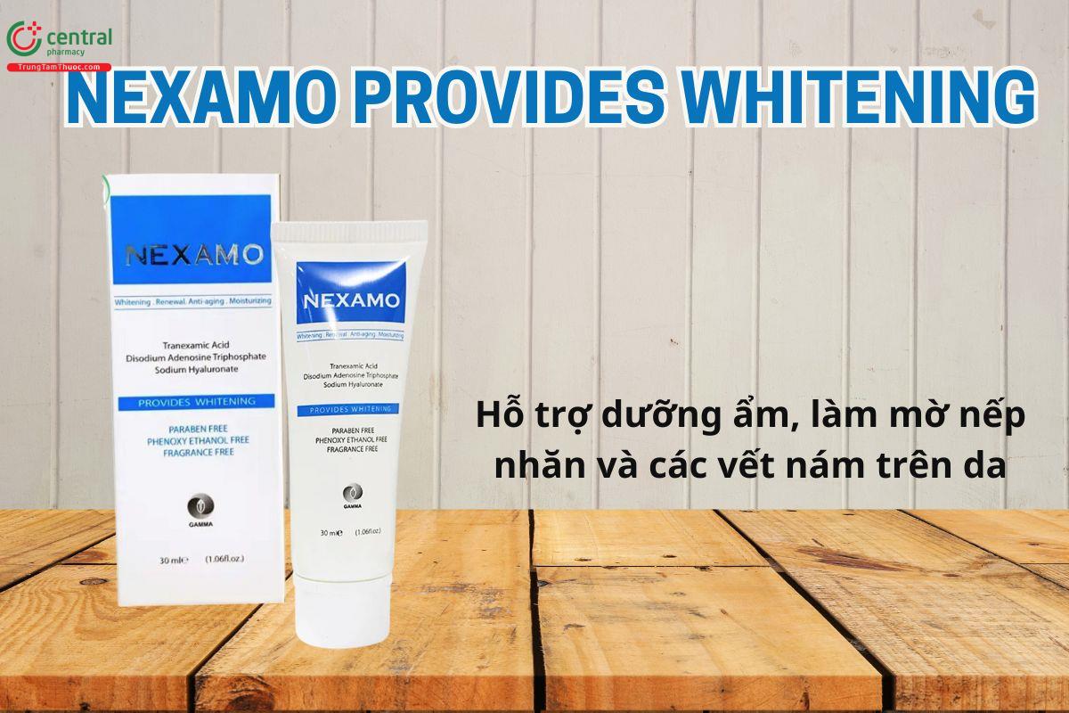 Nexamo Provides Whitening hỗ trợ làm sáng da, ngăn ngừa lão hóa