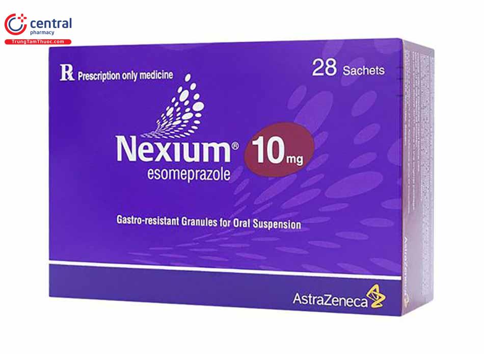 Hình ảnh thuốc Nexium chứa Esomeprazole