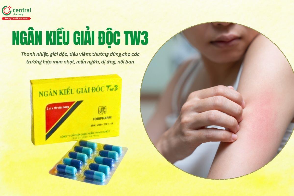 Thuốc Ngân kiều giải độc TW3 thanh nhiệt , giải độc, tiêu viêm sưng