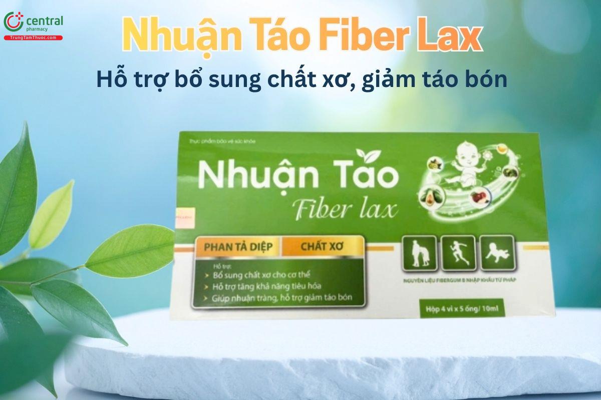 Nhuận táo Fiber Lax hỗ trợ cải thiện táo bón