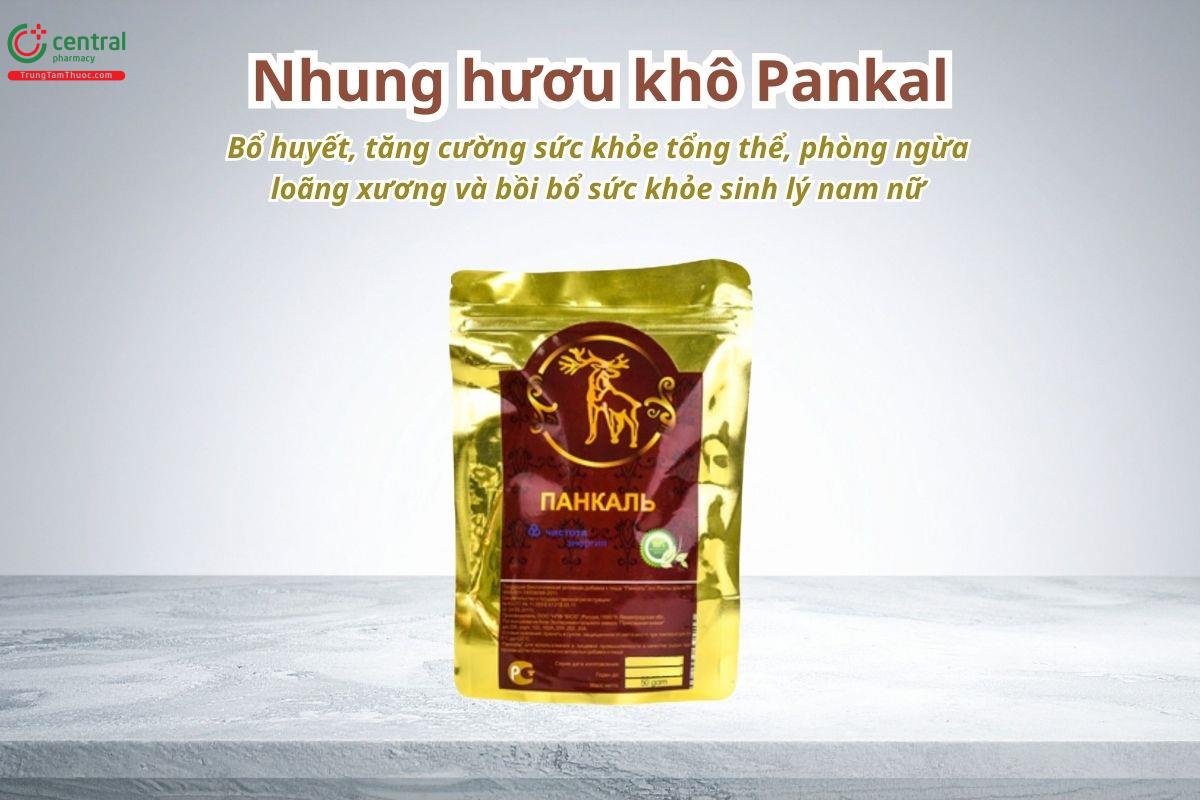 Nhung hươu khô Pankal giúp bổ huyết, tăng cường sức khỏe, ngừa loãng xương và bồi bổ sức khỏe sinh lý nam nữ