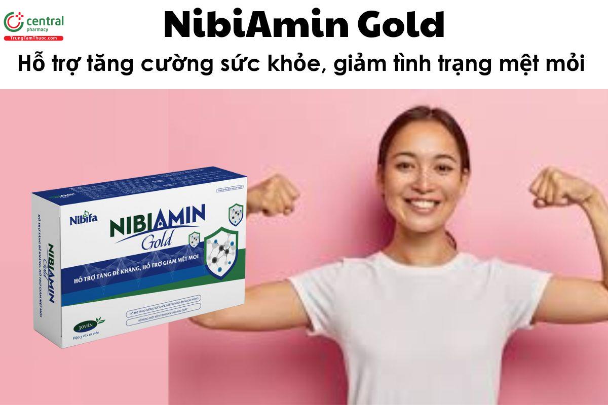 Thuốc NibiAmin Gold - hỗ trợ tăng cường sức khỏe, giảm tình trạng mệt mỏi 