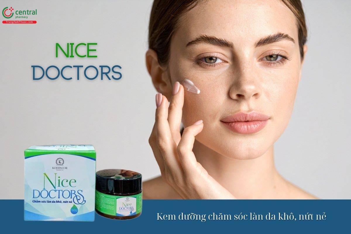 Kem dưỡng Nice Doctors cung cấp độ ẩm cho da, giúp da mềm mại, mịn màng