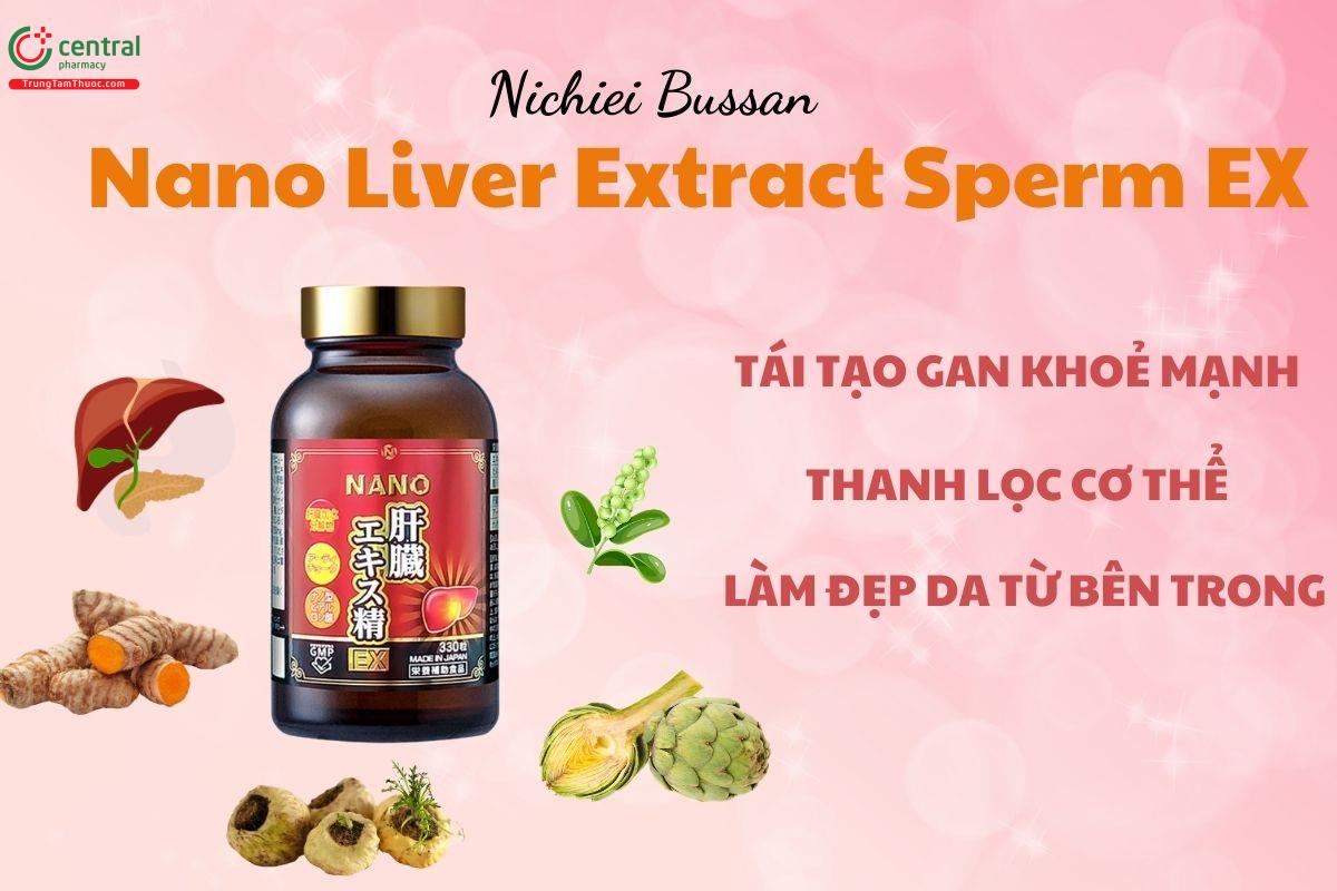 Nichiei Bussan Nano Liver Extract Sperm EX giúp gan khoẻ mạnh