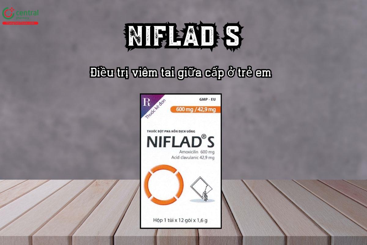 Thuốc Niflad S điều trị viêm tai giữa cấp ở trẻ em
