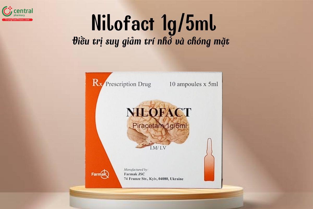 Thuốc Nilofact 1g/5ml - Điều trị suy giảm trí nhớ và chóng mặt