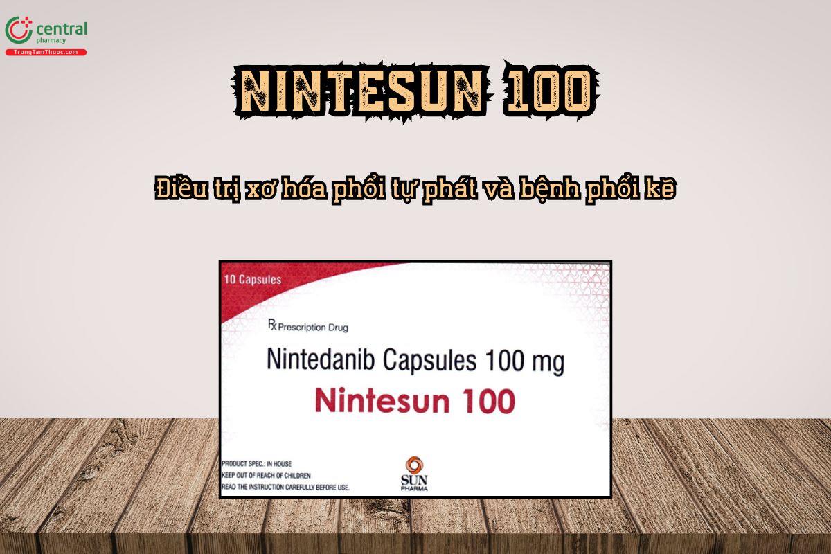 Thuốc Nintesun 100mg điều trị xơ hóa phổi tự phát và bệnh phổi kẽ