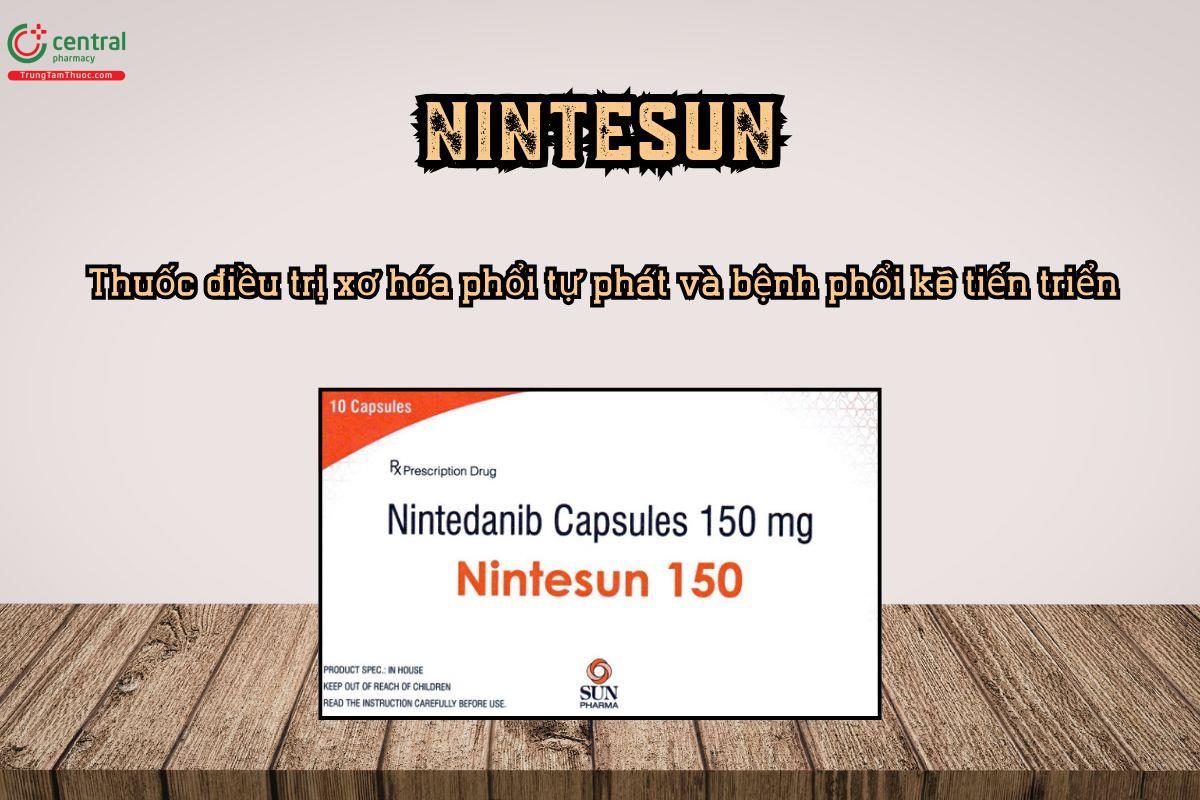  Thuốc Nintesun 150mg điều trị xơ hóa phổi tự phát và bệnh phổi kẽ tiến triển