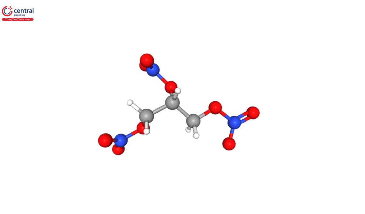 Cấu trúc 3D của Nitroglycerin