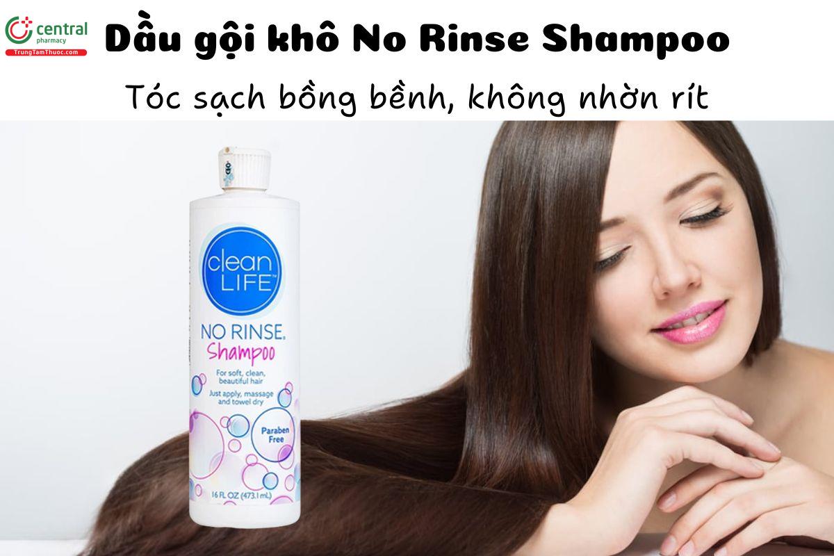 Dầu gội khô No Rinse Shampoo - Tóc sạch bồng bềnh, không nhờn rít