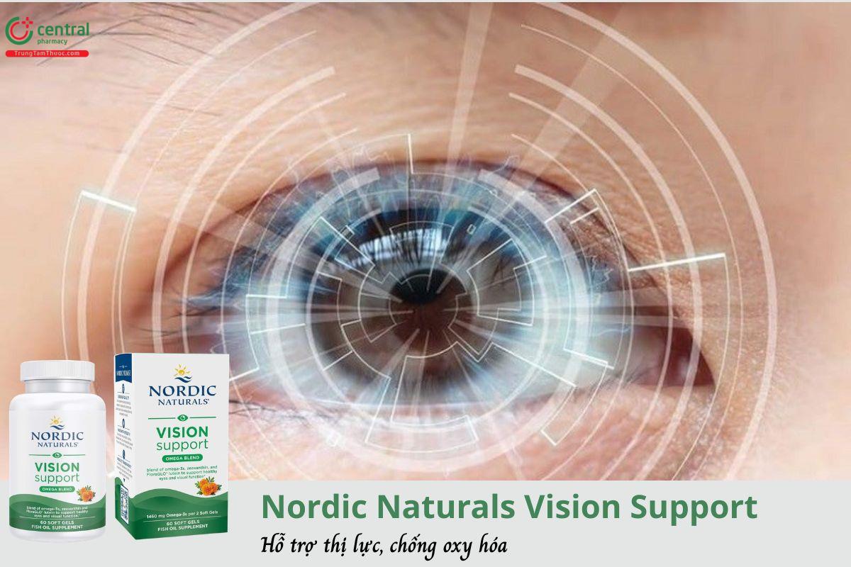 Nordic Naturals Vision Support - Hỗ trợ thị lực, giảm khô mắt, mỏi mắt