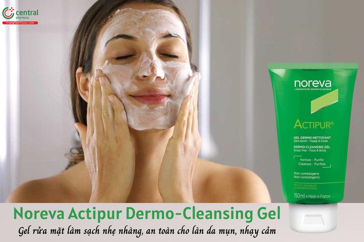 Noreva Actipur Dermo-Cleansing Gel - Làm sạch dị nhẹ da dầu, da nhạy cảm