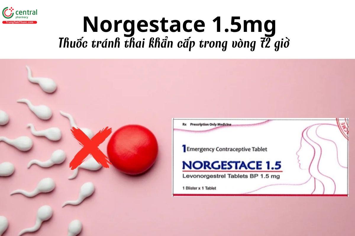 Thuốc Norgestace 1.5mg - Thuốc tránh thai khẩn cấp trong vòng 72 giờ