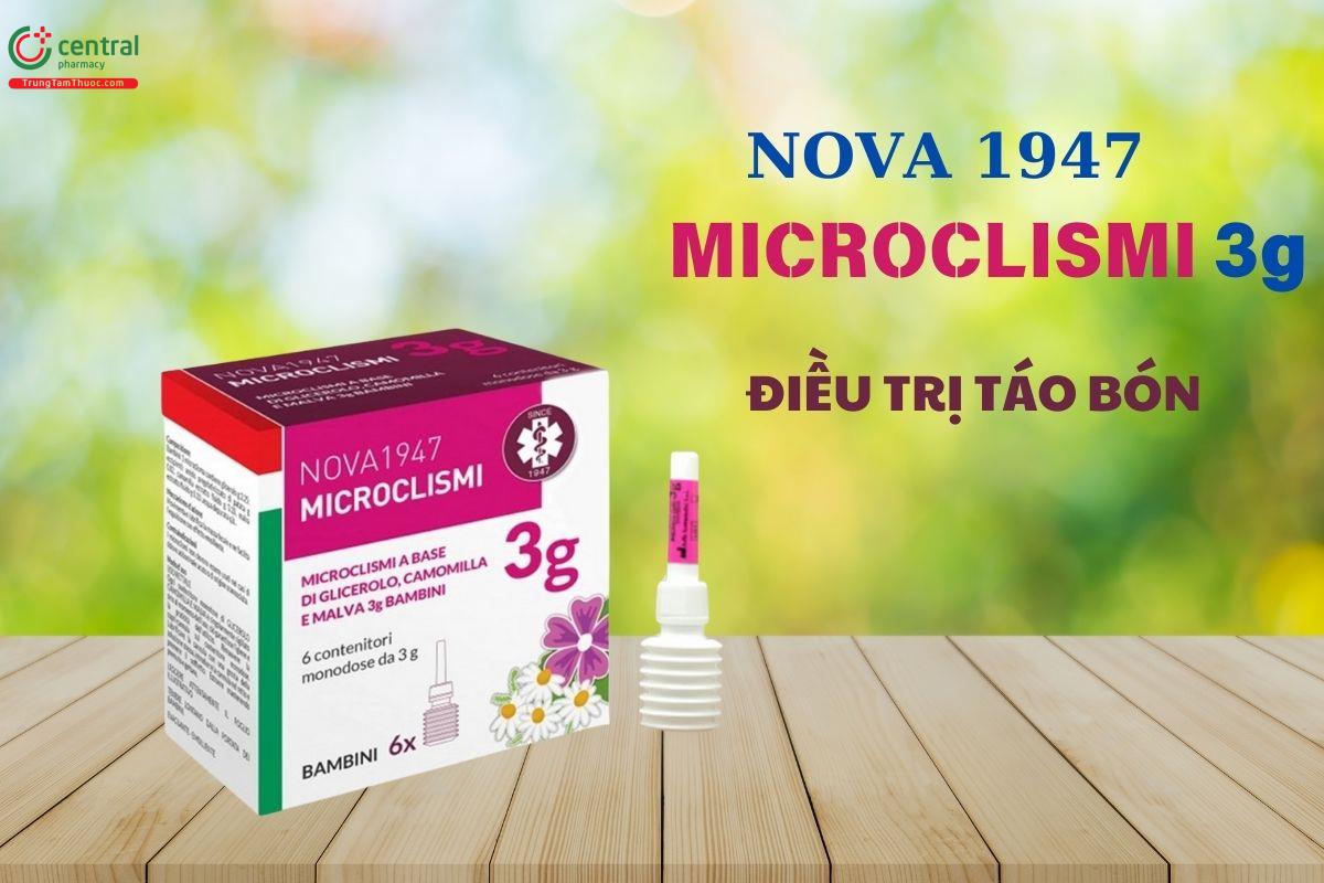 Công dụng của dung dịch thụt trực tràng Nova 1947 Microclismi 3g