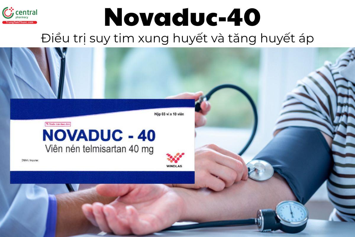 Thuốc Novaduc-40 - Điều trị suy tim xung huyết và tăng huyết áp