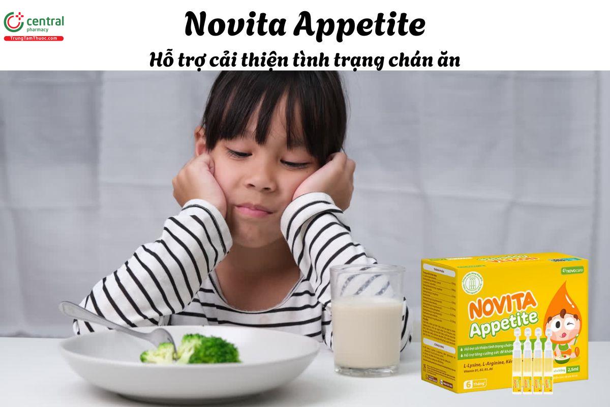  Novita Appetite 2,5ml - Giúp cải thiện tình trạng biếng ăn, ăn uống kém