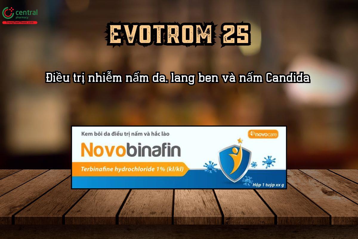 Thuốc Novobinafin điều trị nhiễm nấm da, lang ben và nấm Candida