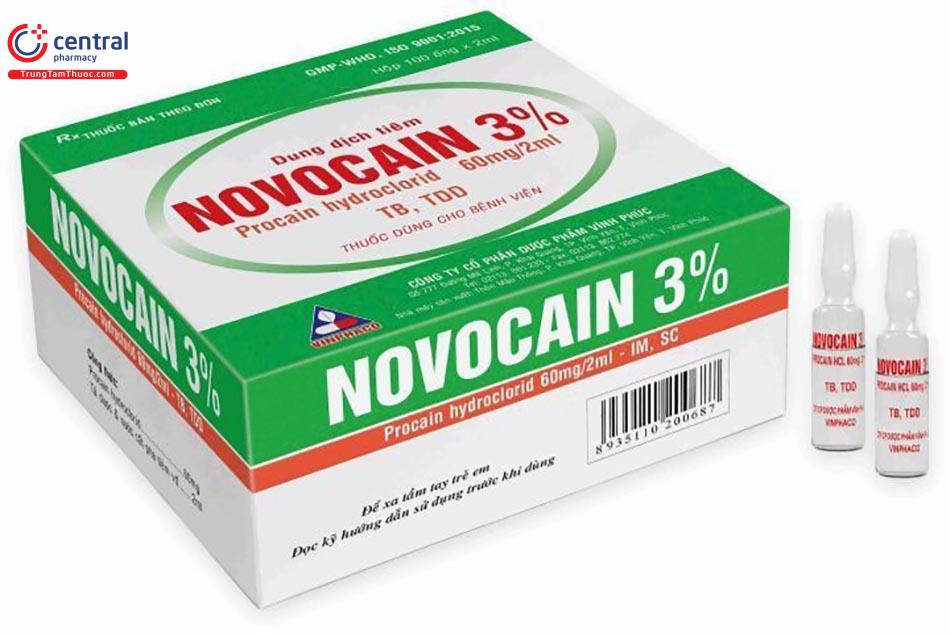 Hình ảnh thuốc Novocain chứa Procain