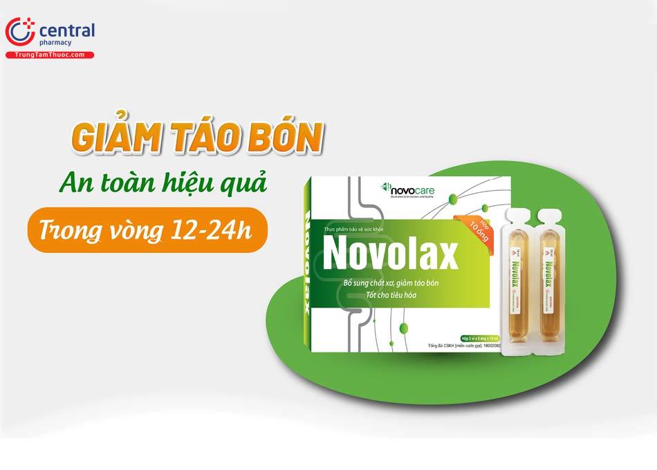 Novolax được biết đến khá phổ biến với công dụng giúp nhuận tràng