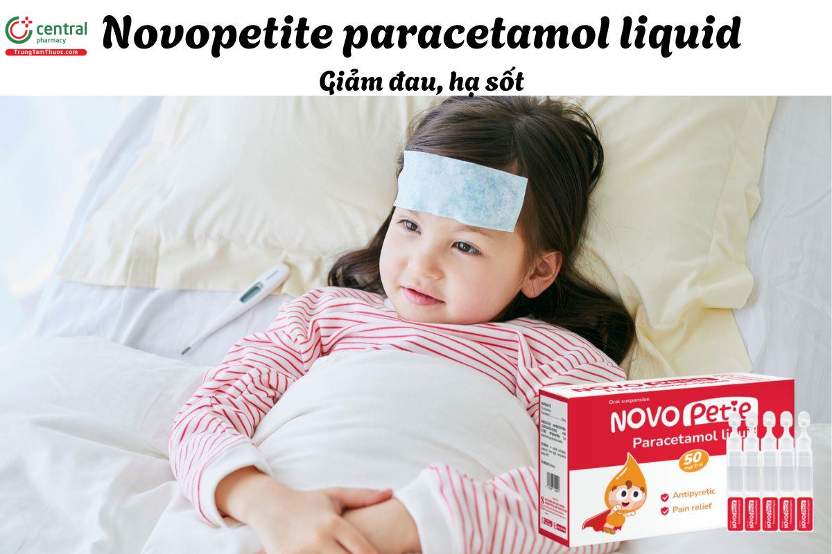 Thuốc Novopetite Paracetamol Liquid 50mg/ml - Giúp hạ sốt, giảm đau