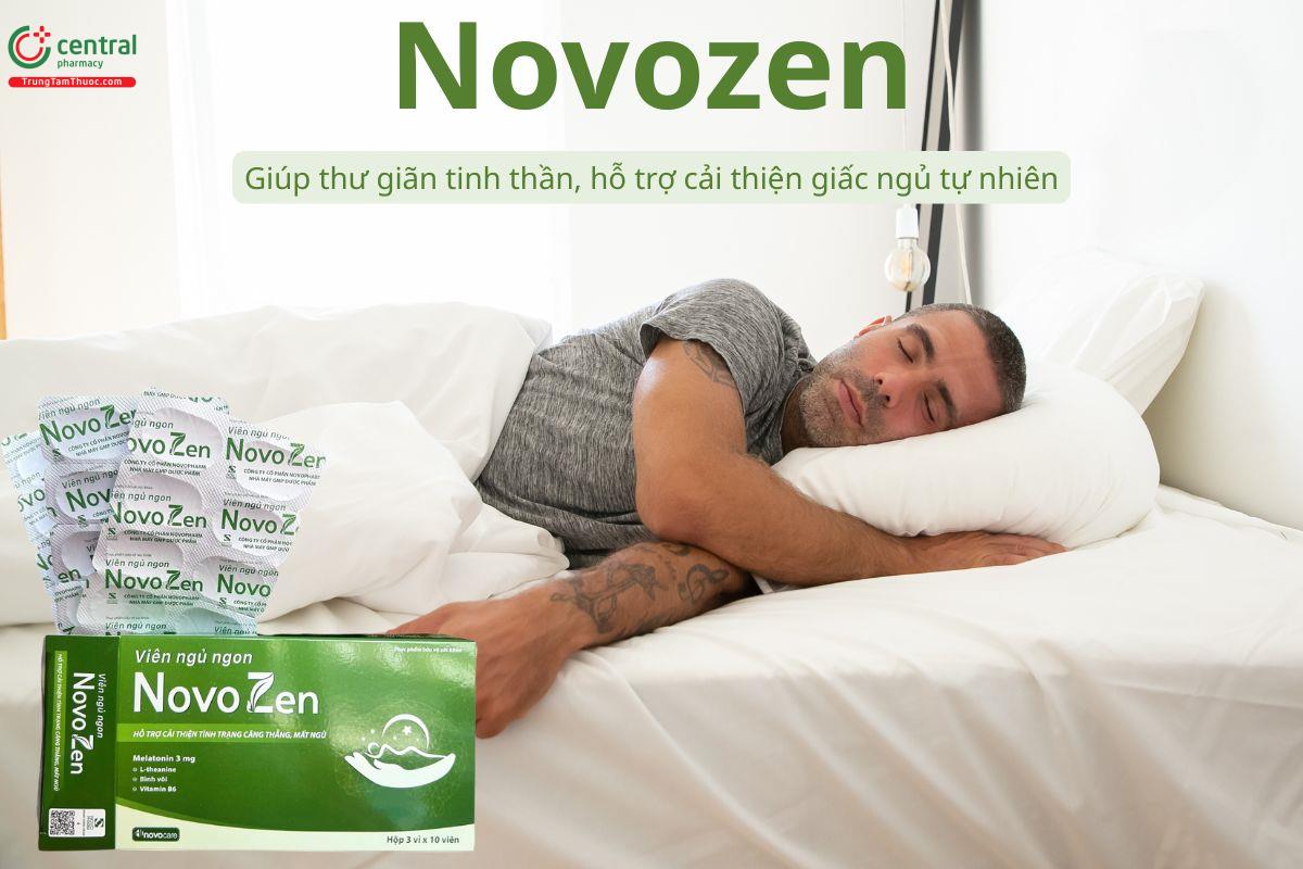 Novozen hỗ trợ thư giãn tinh thần, hỗ trợ cải thiện giấc ngủ tự nhiên