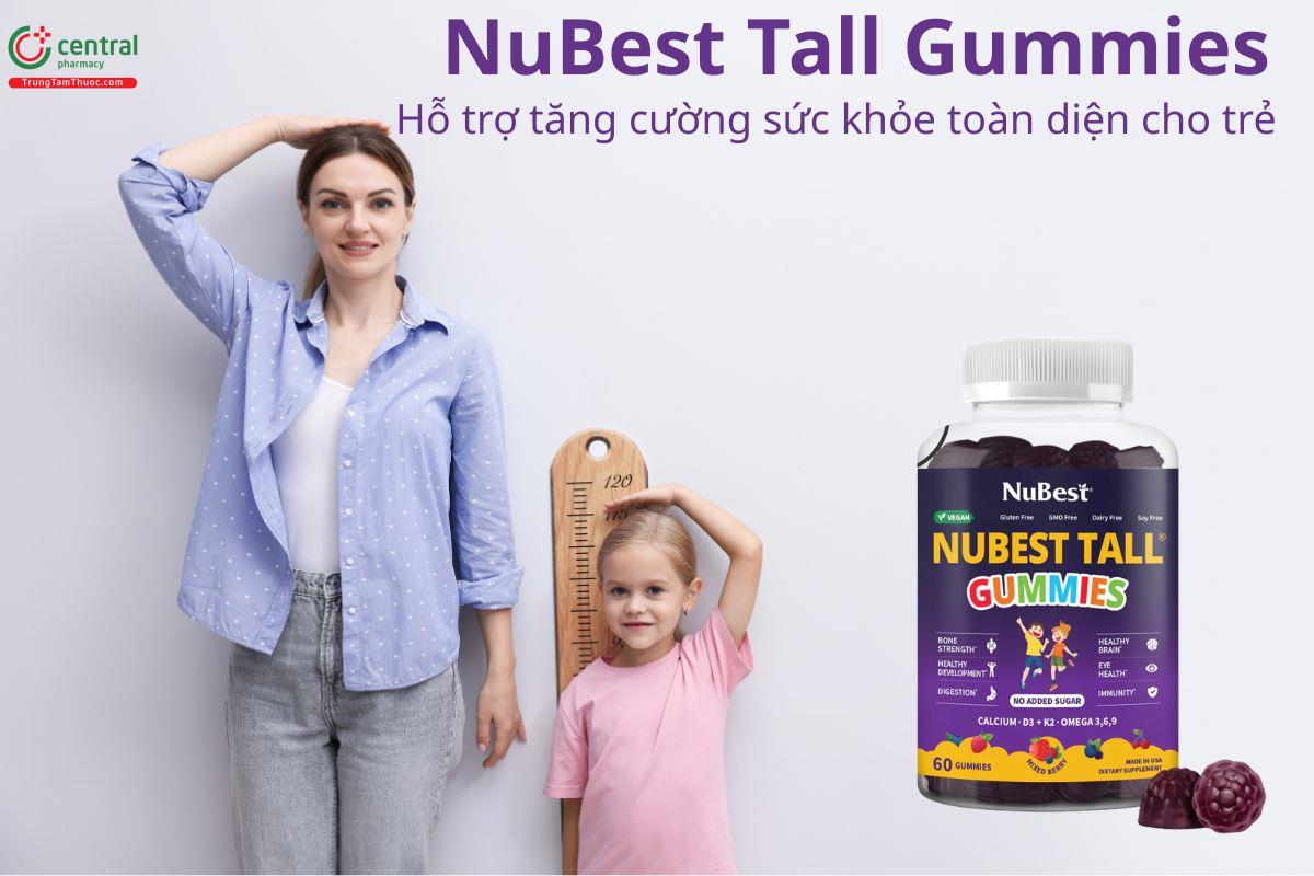 uBest Tall Gummies tăng tăng cường sức khỏe toàn diện cho trẻ
