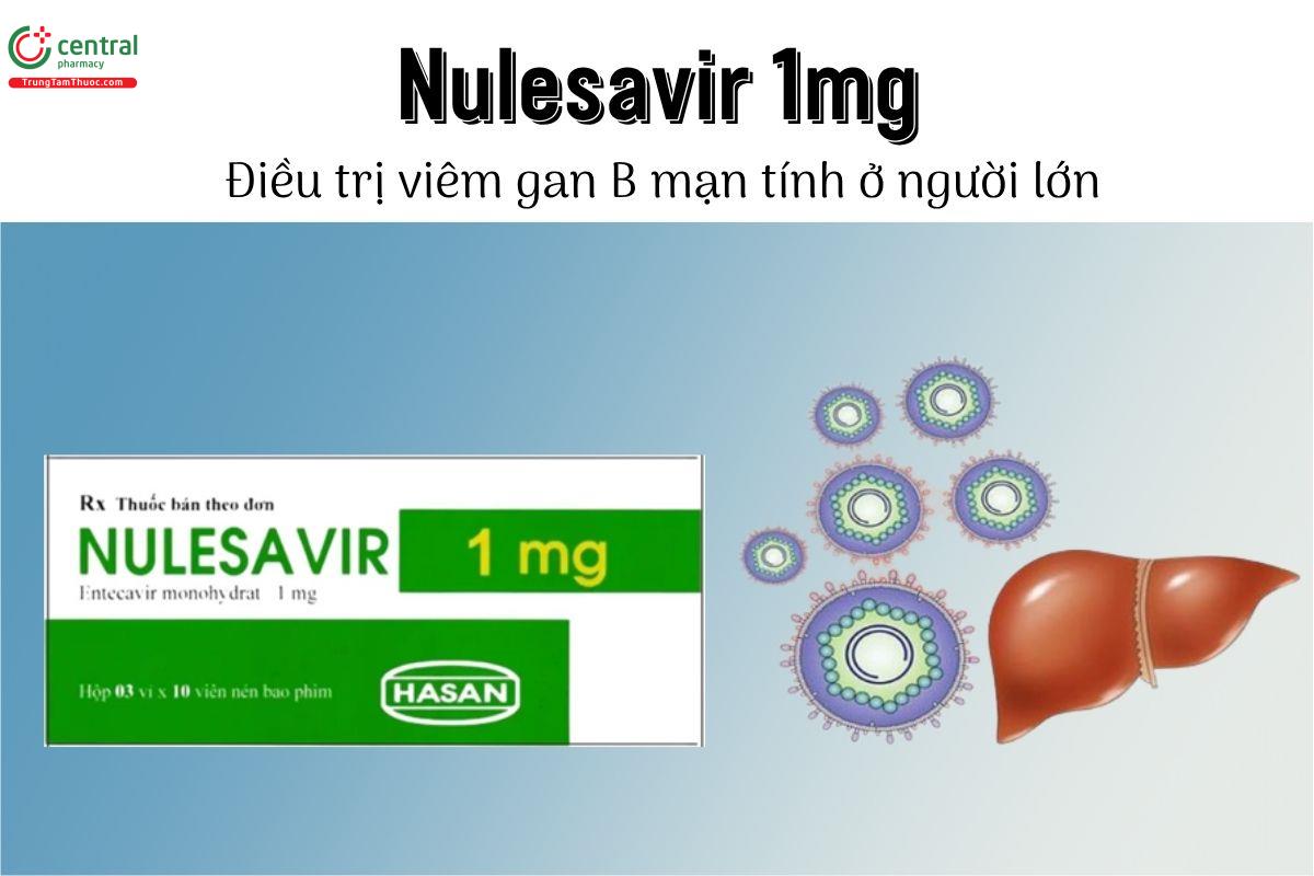 Thuốc Nulesavir 1mg - Điều trị viêm gan B mạn tính (HBV) ở người lớn