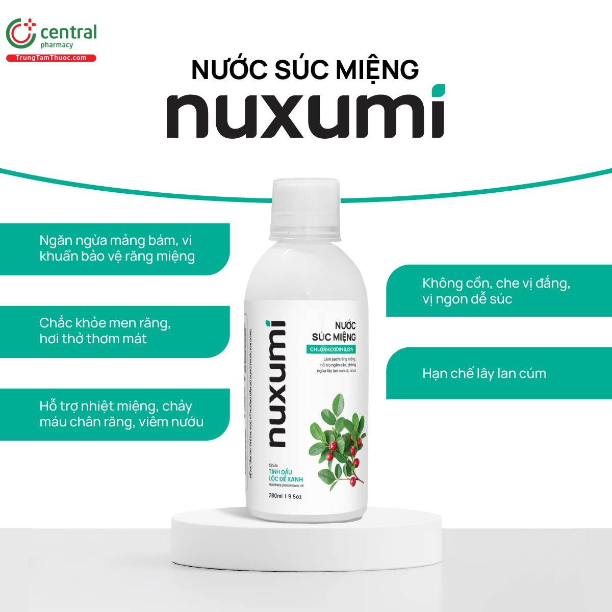 nước súc miệng Nuxumi