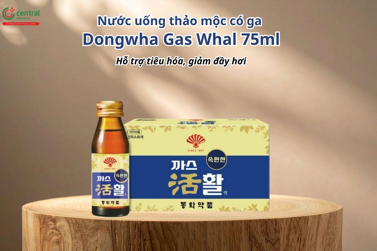 Nước uống thảo mộc có ga Dongwha Gas Whal 75ml hỗ trợ tiêu hóa, giảm đầy hơi