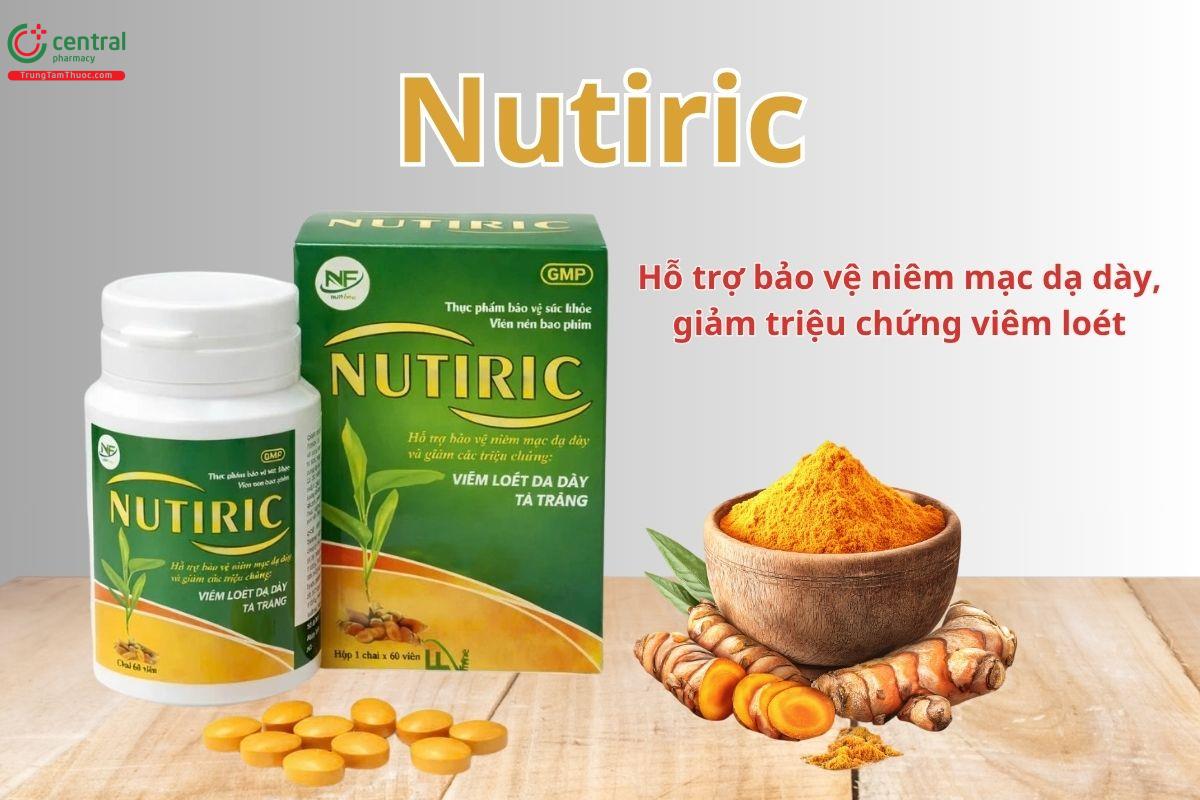 Nutiric hỗ trợ giảm triệu chứng viêm loét dạ dày, tá tràng