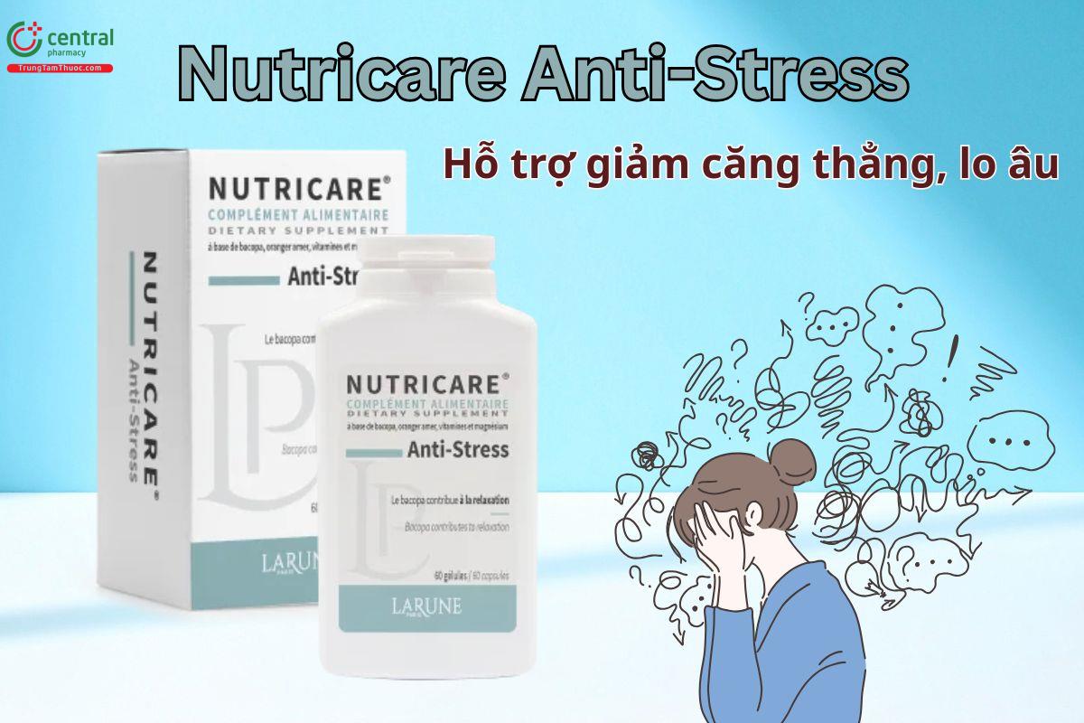 Nutricare Anti-Stress hỗ trợ giảm trạng thái căng thẳng, stress